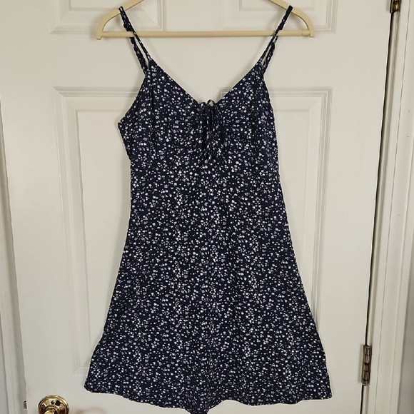 Hollister Dresses & Skirts - Hollister Dark Blue Floral Dress